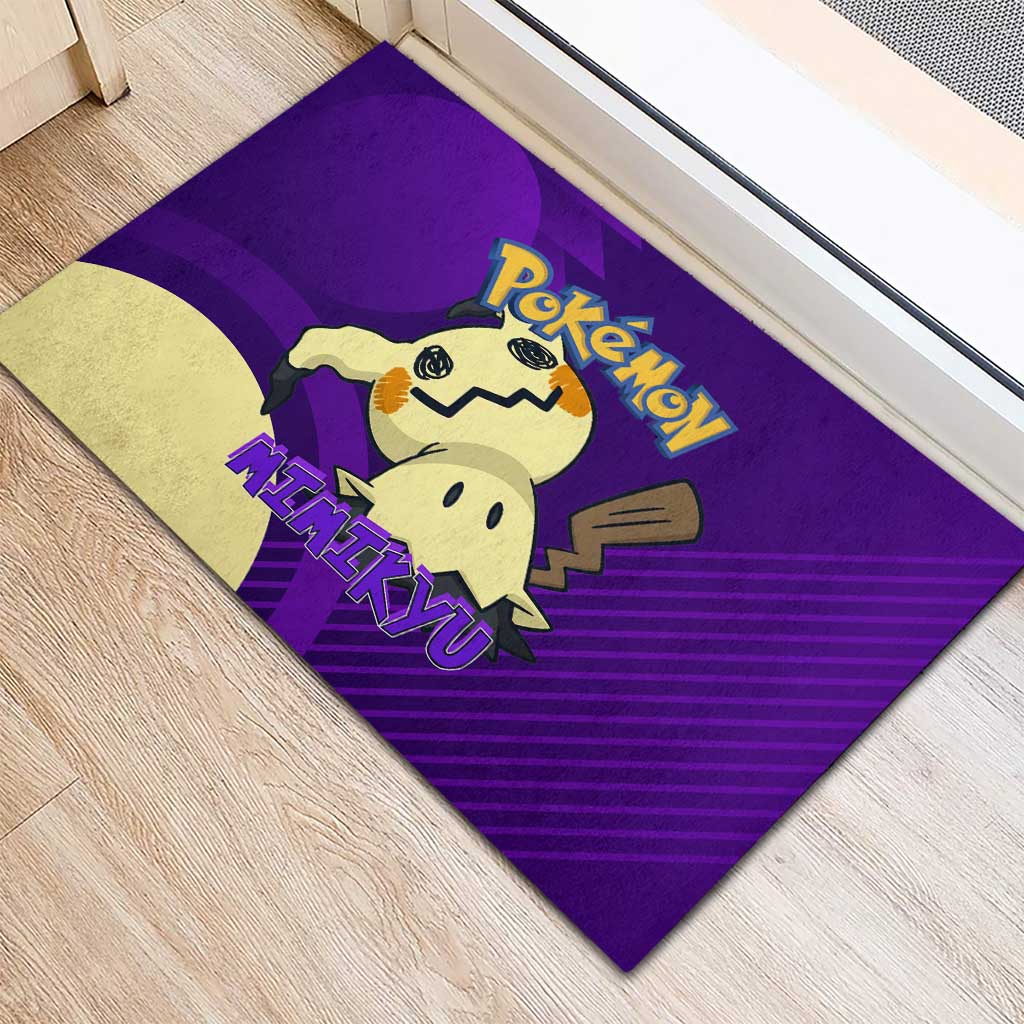 Mimikyu Poké Rubber Doormat Spooky Scribble Shadow Style