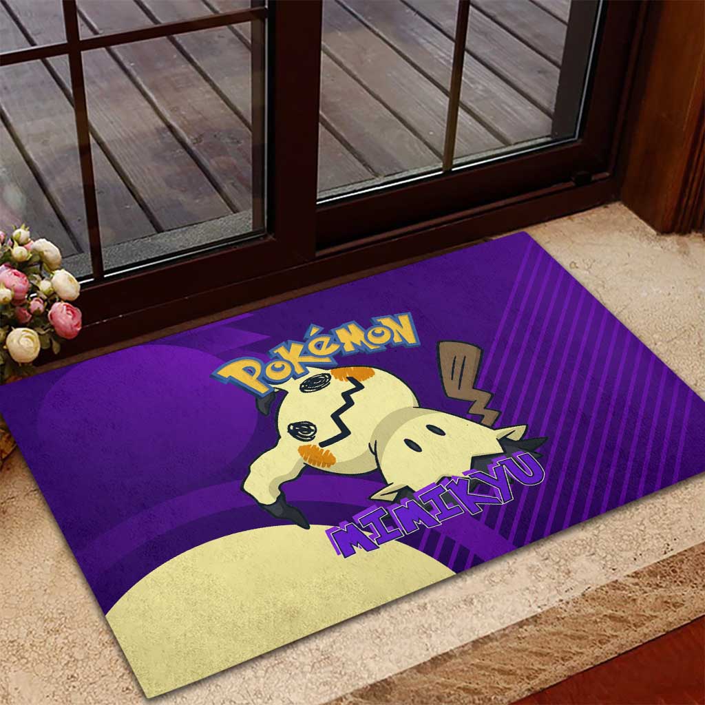 Mimikyu Poké Rubber Doormat Spooky Scribble Shadow Style