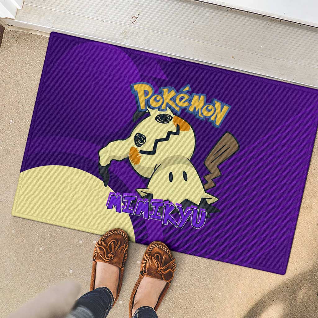 Mimikyu Poké Rubber Doormat Spooky Scribble Shadow Style