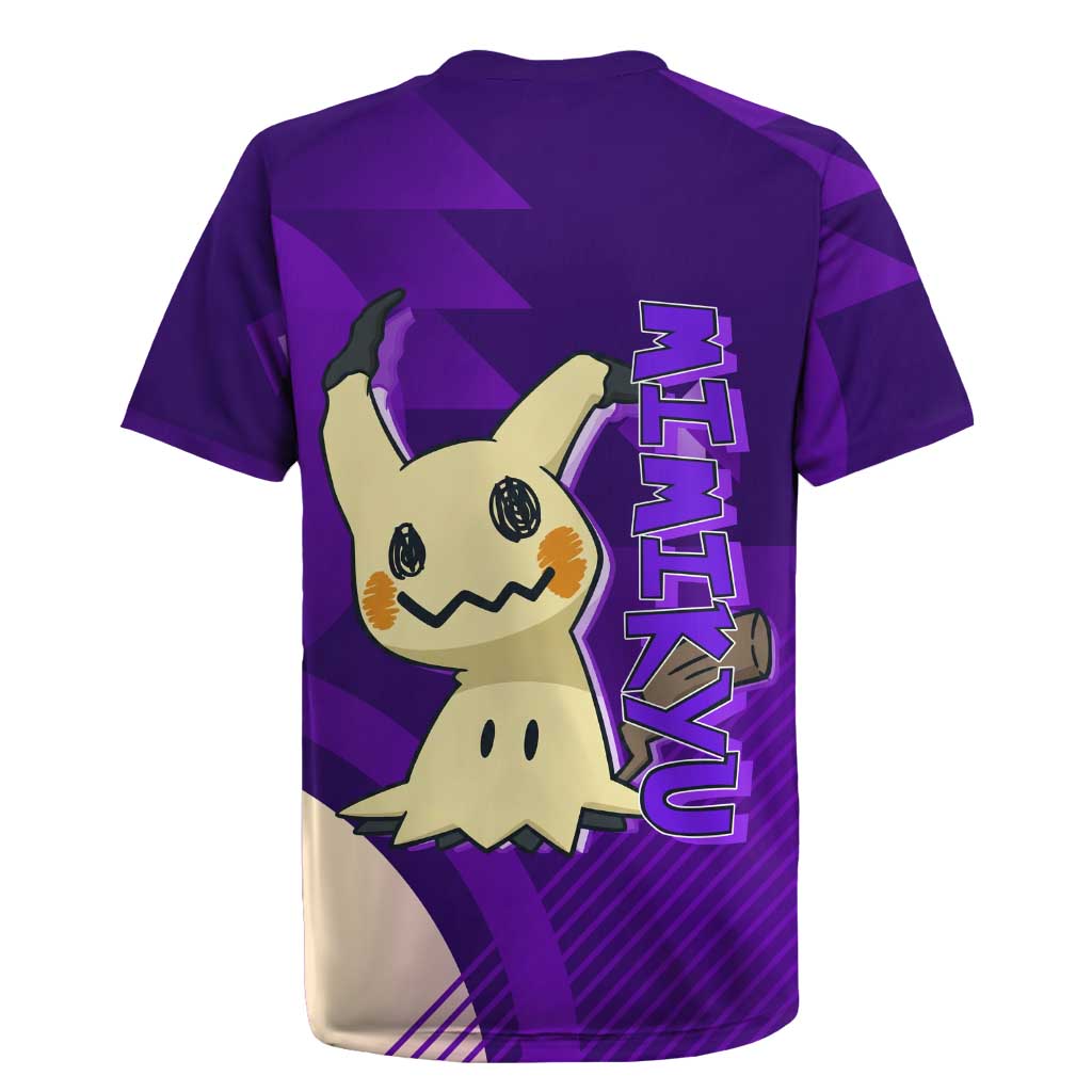 Mimikyu Poké Rugby Jersey Spooky Scribble Shadow Style