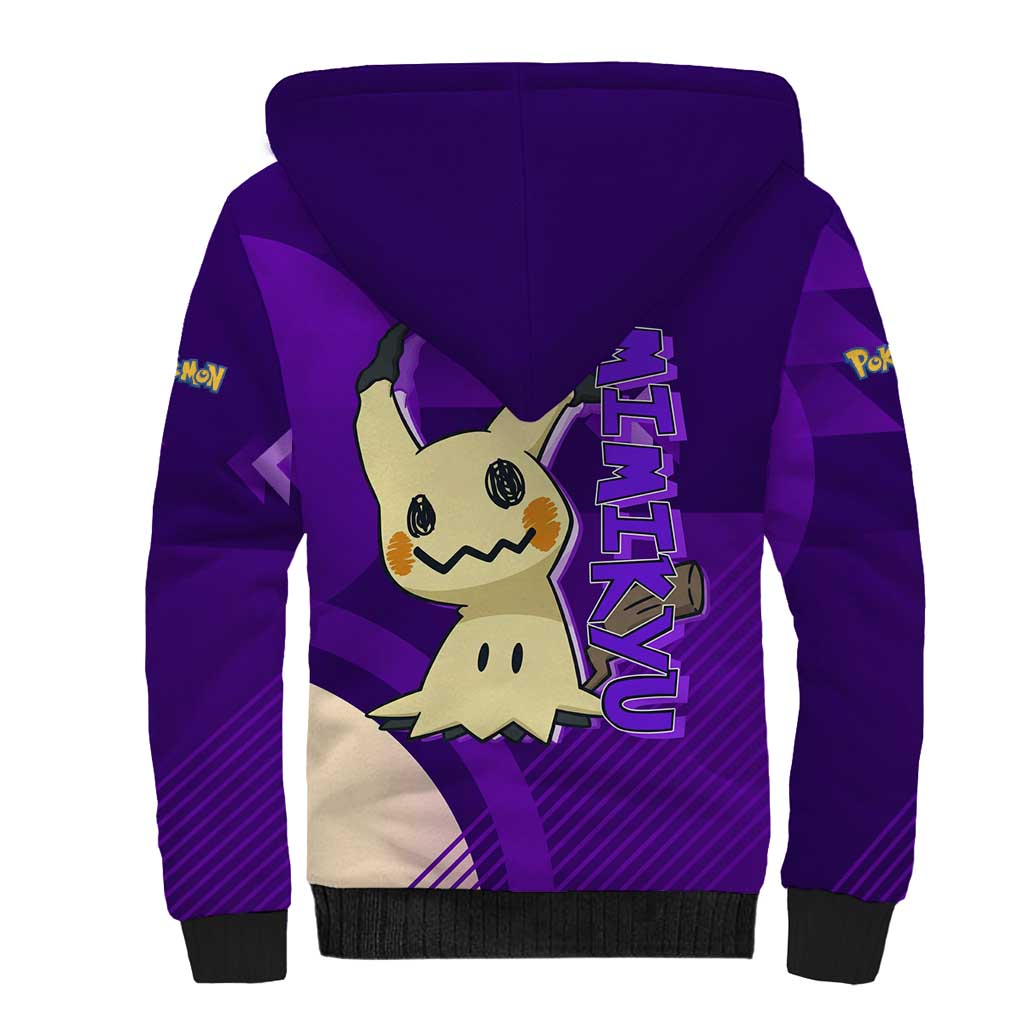 Mimikyu Poké Sherpa Hoodie Spooky Scribble Shadow Style
