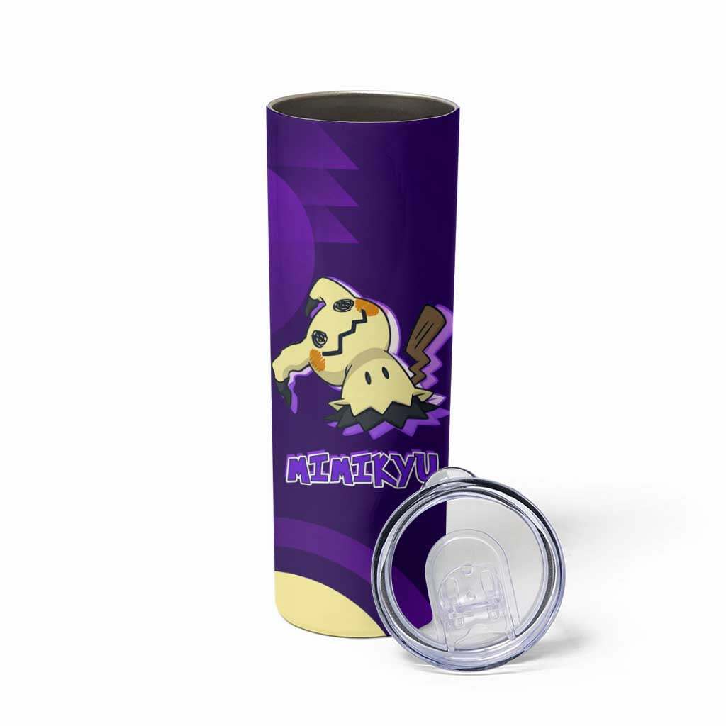 Mimikyu Poké Skinny Tumbler Spooky Scribble Shadow Style