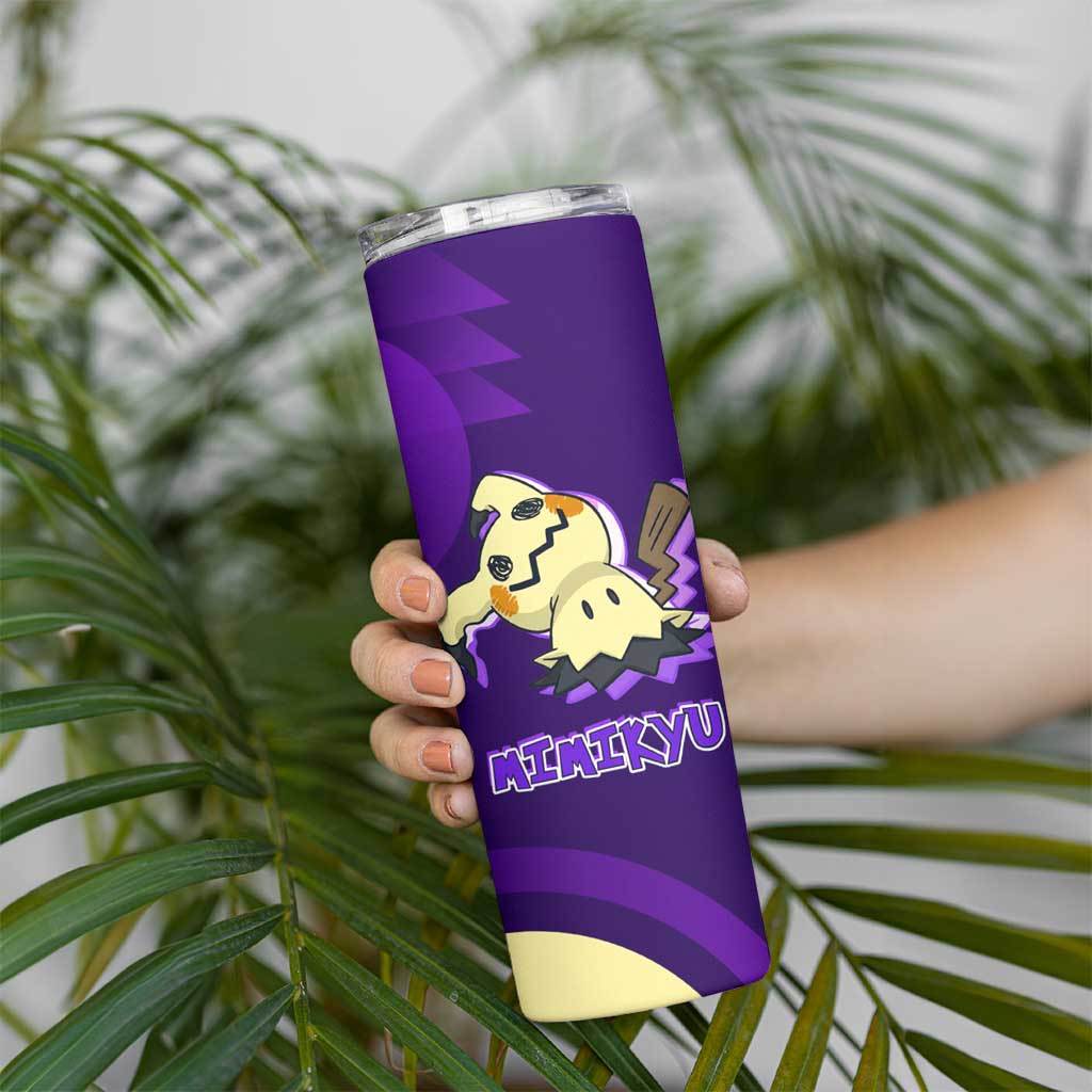 Mimikyu Poké Skinny Tumbler Spooky Scribble Shadow Style