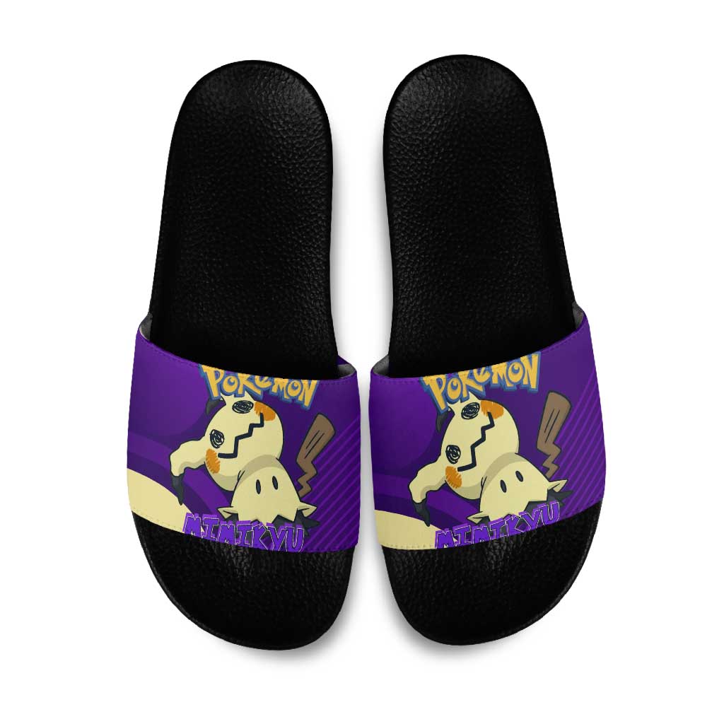 Mimikyu Poké Slide Sandals Spooky Scribble Shadow Style