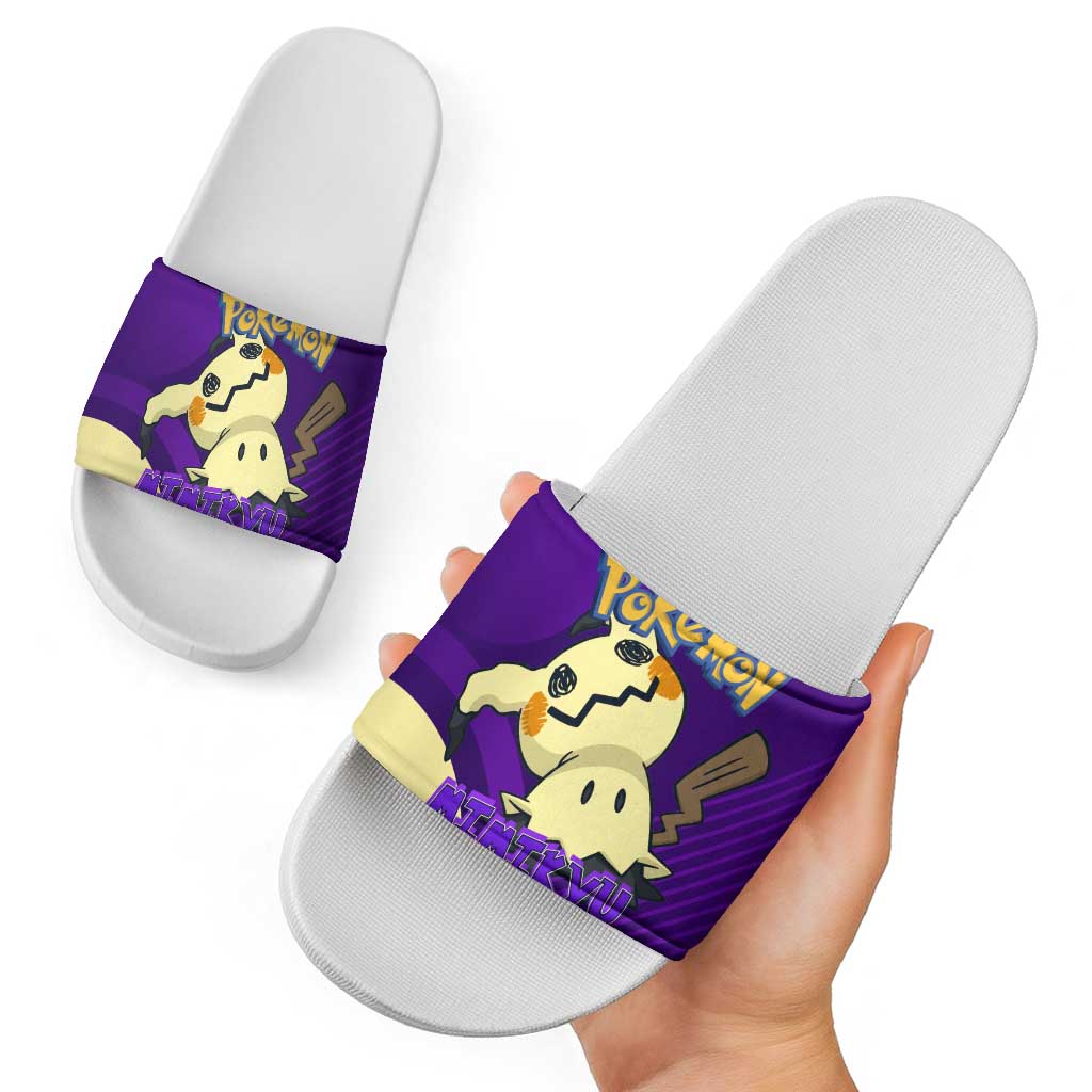Mimikyu Poké Slide Sandals Spooky Scribble Shadow Style