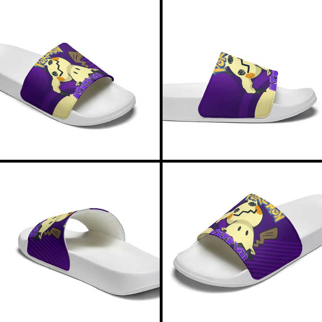 Mimikyu Poké Slide Sandals Spooky Scribble Shadow Style
