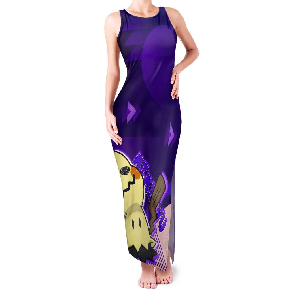 Mimikyu Poké Tank Maxi Dress Spooky Scribble Shadow Style