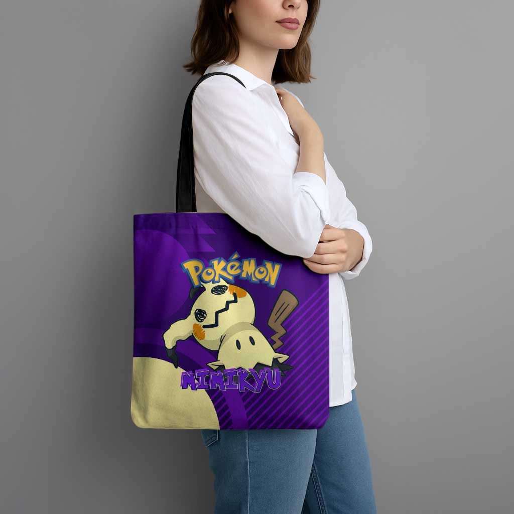 Mimikyu Poké Tote Bag Spooky Scribble Shadow Style