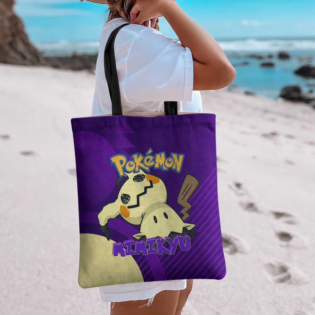 Mimikyu Poké Tote Bag Spooky Scribble Shadow Style