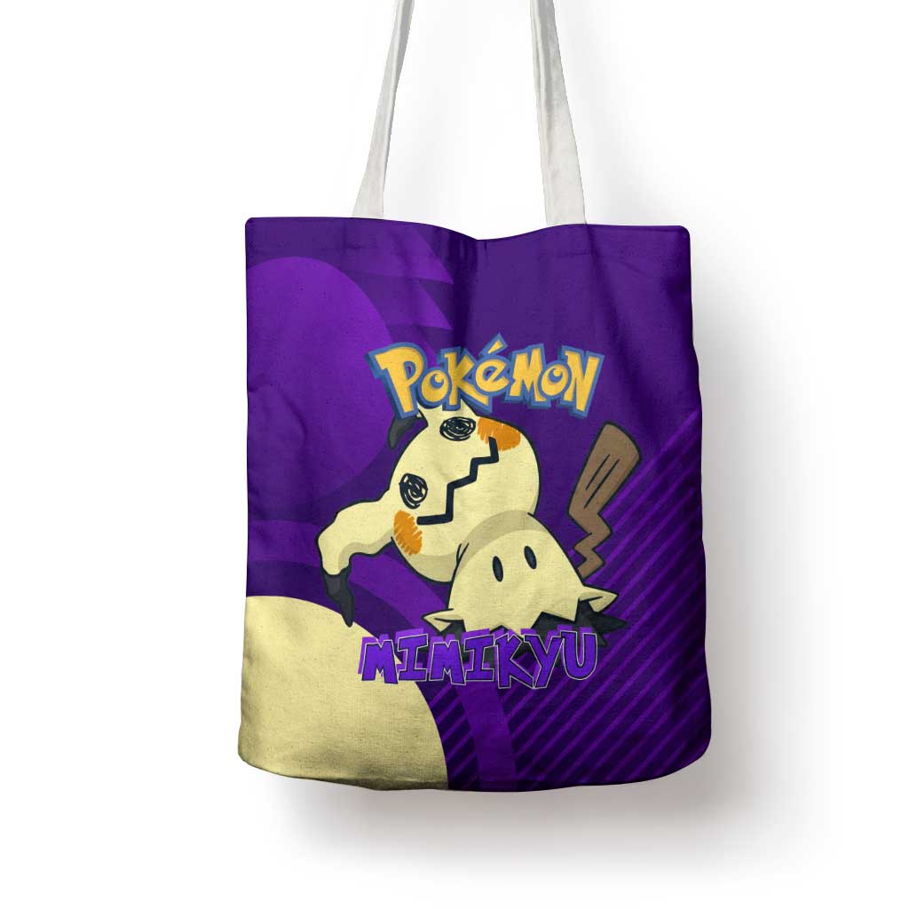 Mimikyu Poké Tote Bag Spooky Scribble Shadow Style