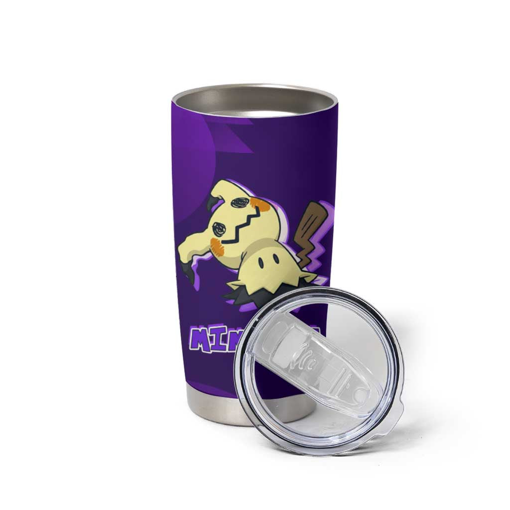 Mimikyu Poké Tumbler Cup Spooky Scribble Shadow Style