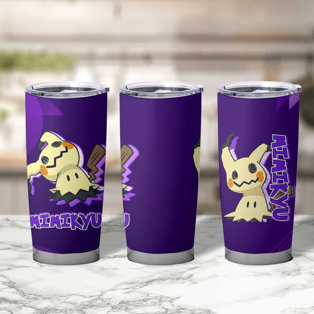 Mimikyu Poké Tumbler Cup Spooky Scribble Shadow Style