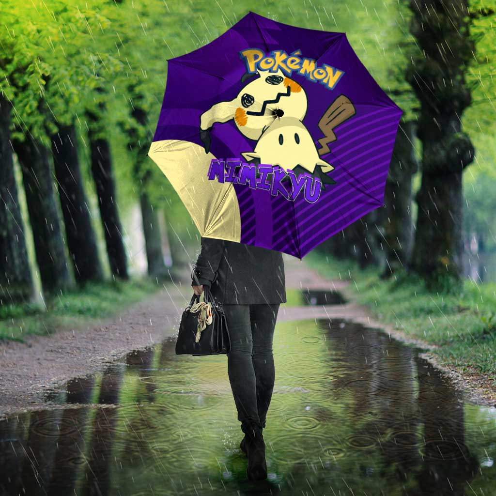 Mimikyu Poké Umbrella Spooky Scribble Shadow Style