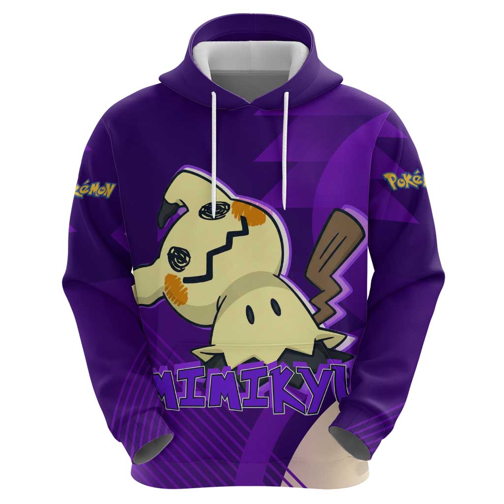 Mimikyu Poké Zip Hoodie Spooky Scribble Shadow Style