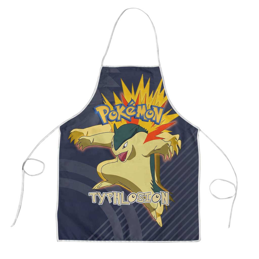Typhlosion Poké Apron Fierce Flame Burst Vector Style