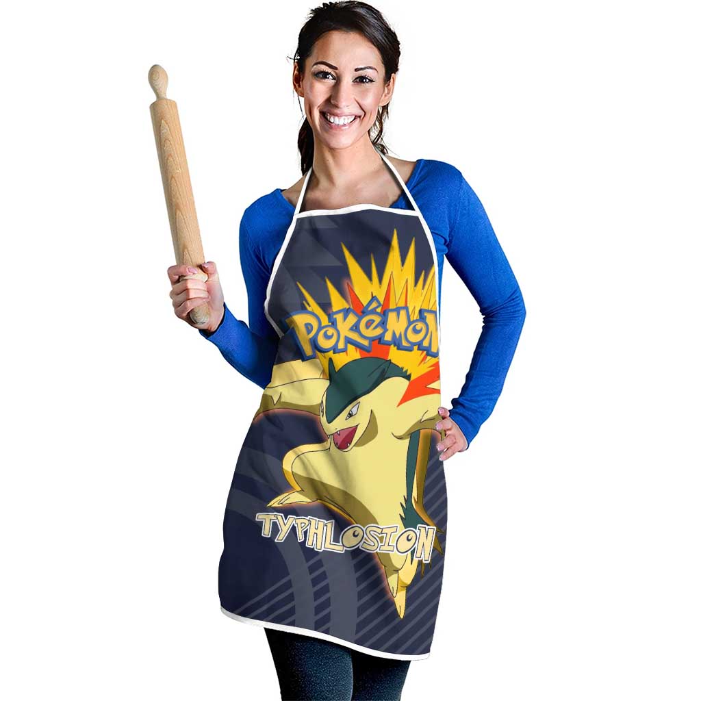 Typhlosion Poké Apron Fierce Flame Burst Vector Style