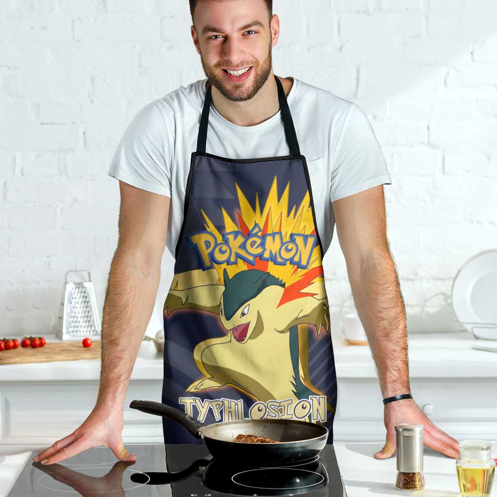 Typhlosion Poké Apron Fierce Flame Burst Vector Style