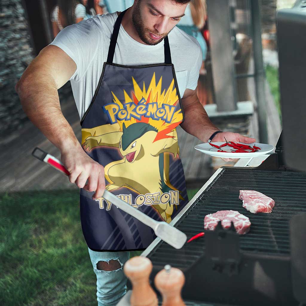 Typhlosion Poké Apron Fierce Flame Burst Vector Style