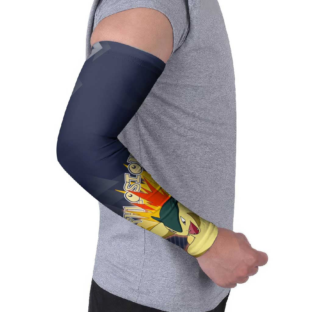 Typhlosion Poké Arm Sleeves Fierce Flame Burst Vector Style