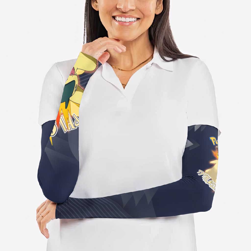 Typhlosion Poké Arm Sleeves Fierce Flame Burst Vector Style