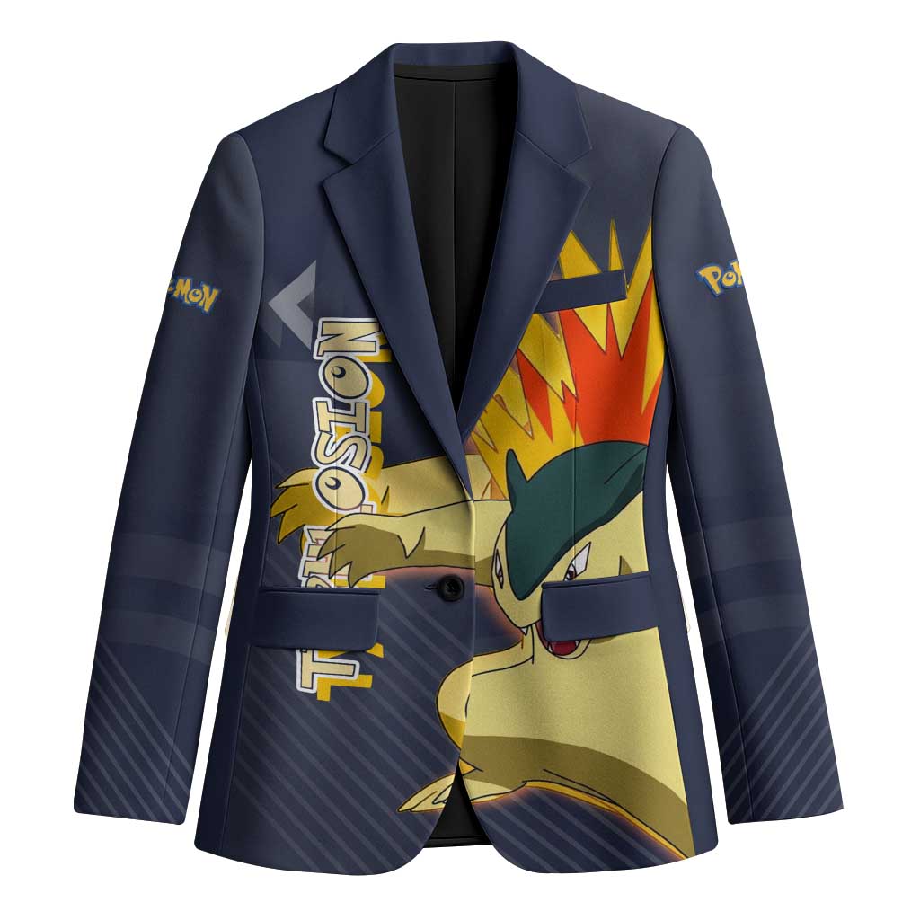 Typhlosion Poké Blazer Fierce Flame Burst Vector Style