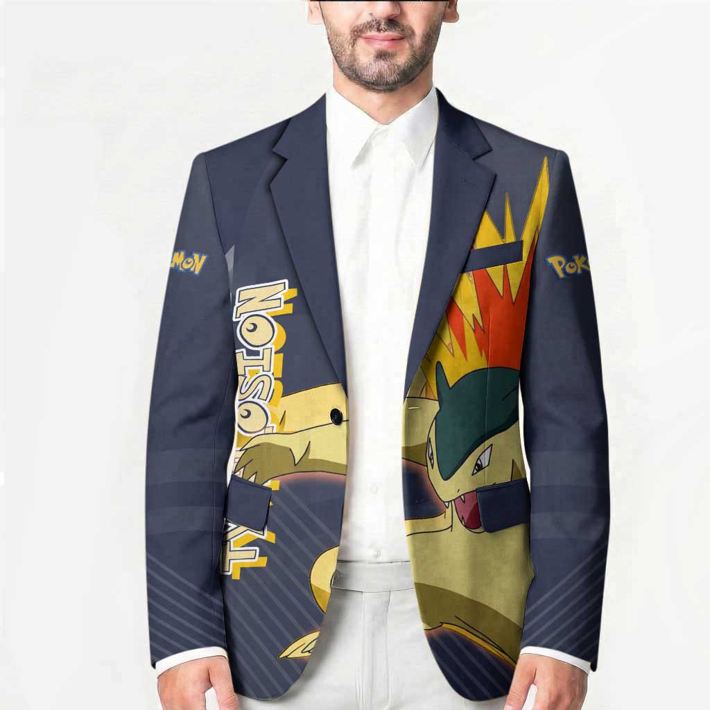 Typhlosion Poké Blazer Fierce Flame Burst Vector Style