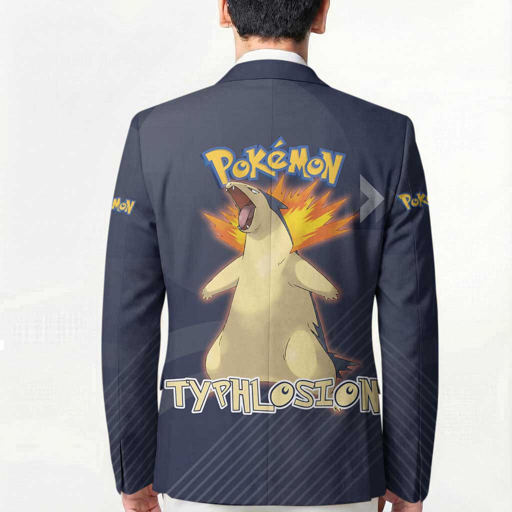 Typhlosion Poké Blazer Fierce Flame Burst Vector Style