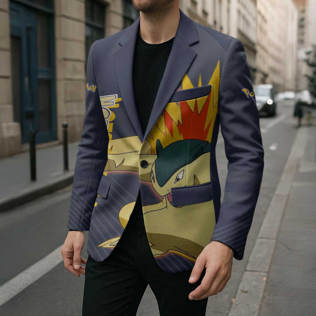 Typhlosion Poké Blazer Fierce Flame Burst Vector Style