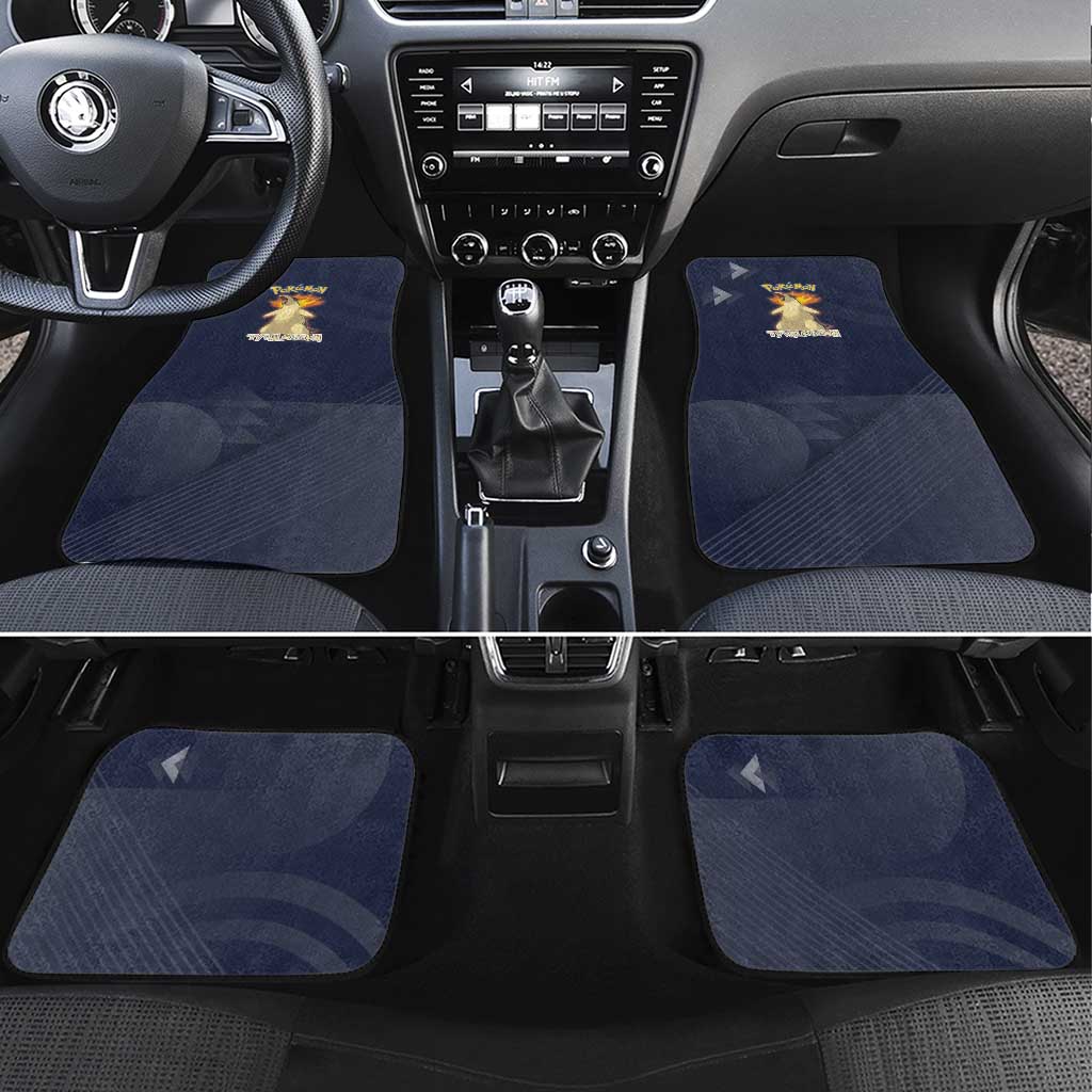 Typhlosion Poké Car Mats Fierce Flame Burst Vector Style