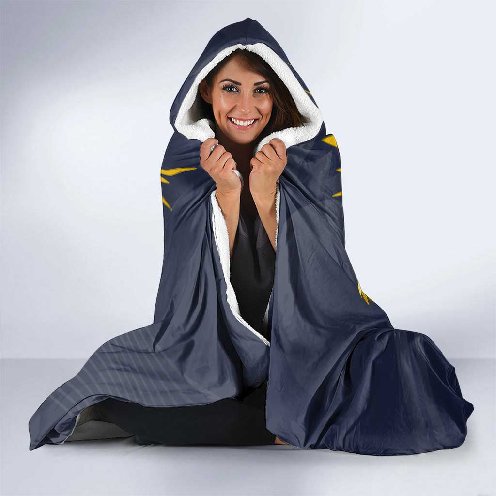 Typhlosion Poké Hooded Blanket Fierce Flame Burst Vector Style