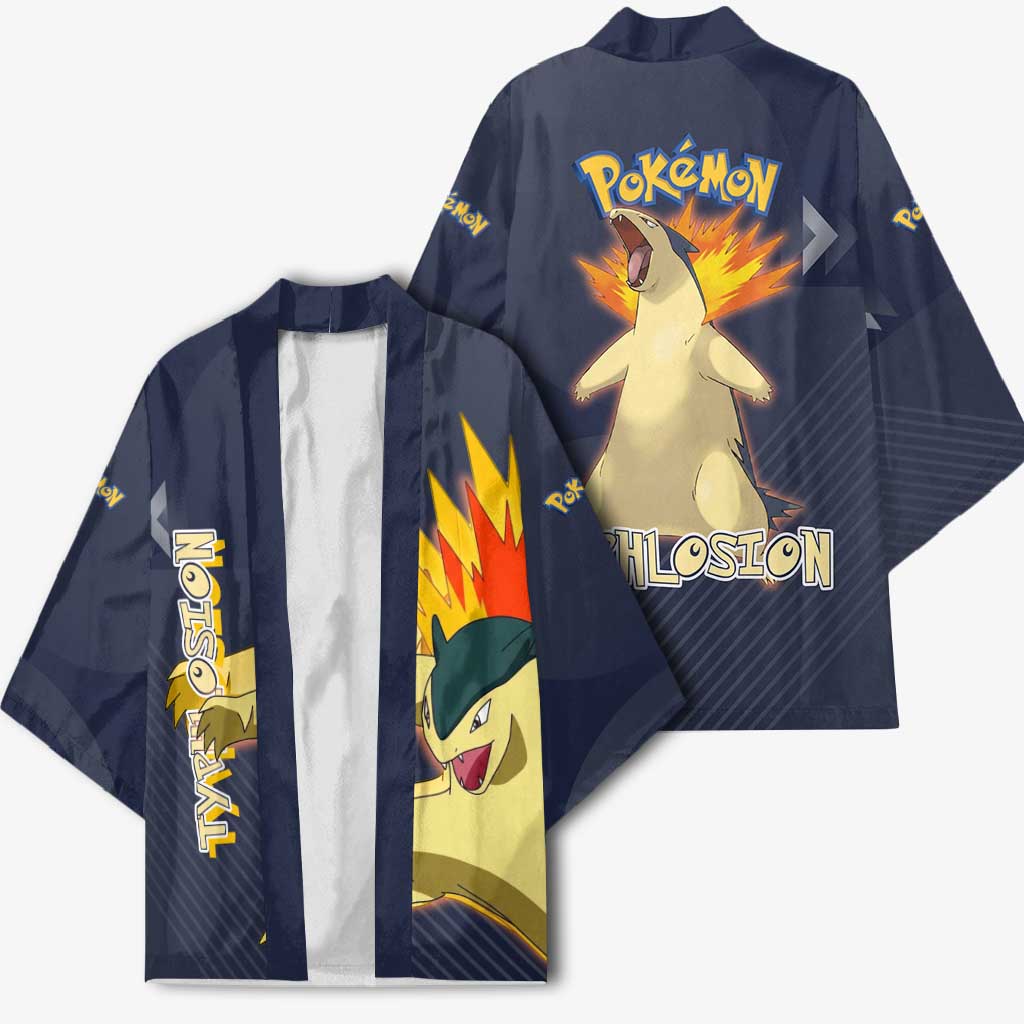 Typhlosion Poké Kimono Fierce Flame Burst Vector Style