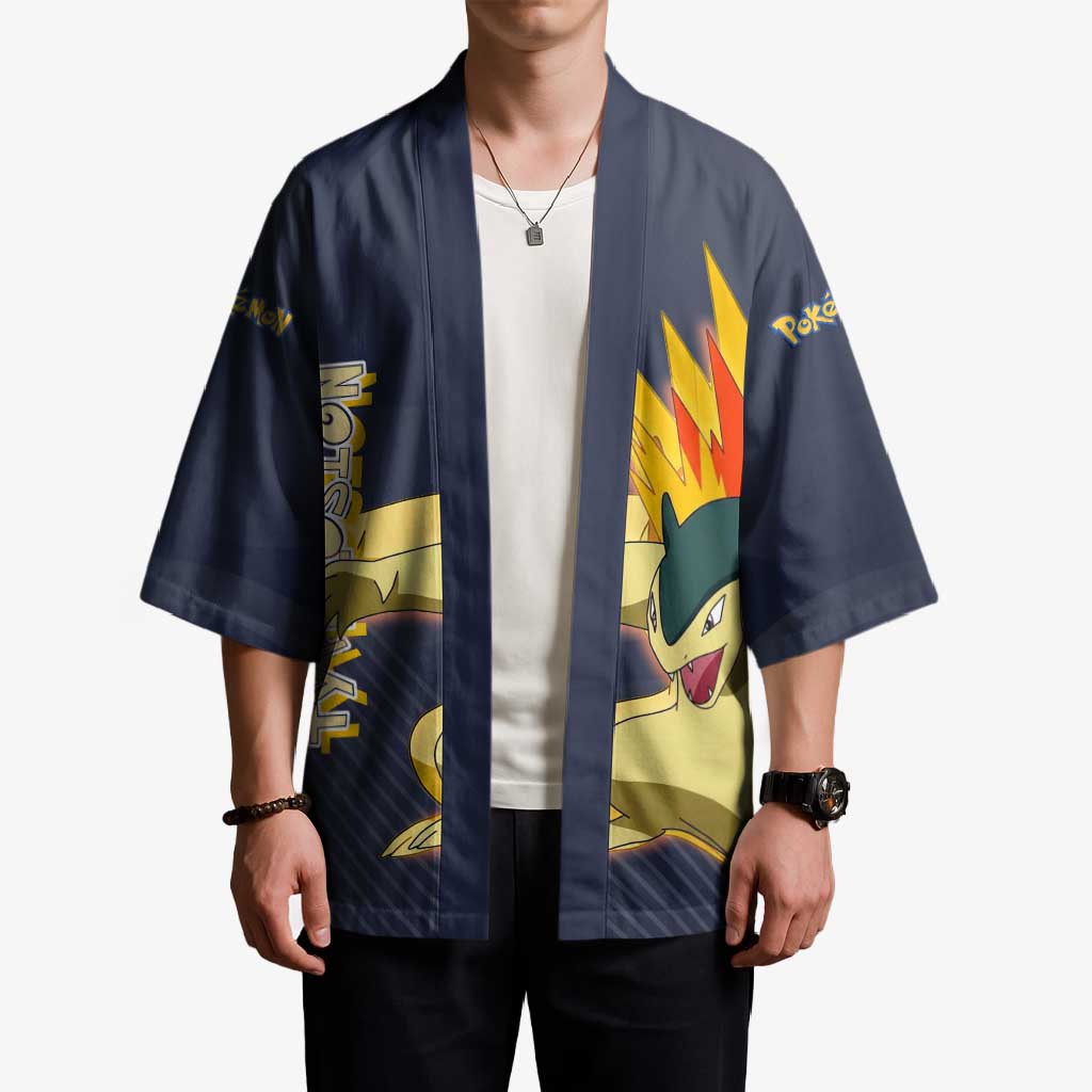 Typhlosion Poké Kimono Fierce Flame Burst Vector Style