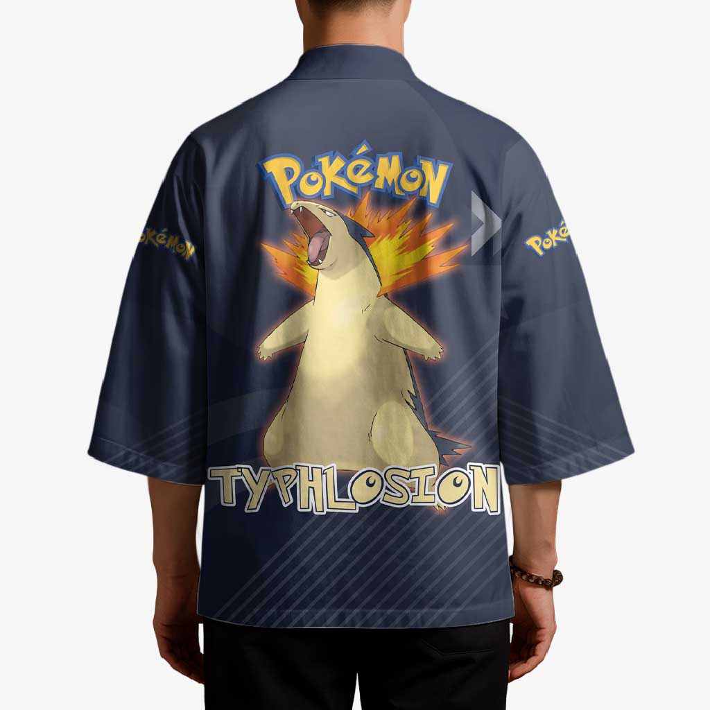 Typhlosion Poké Kimono Fierce Flame Burst Vector Style