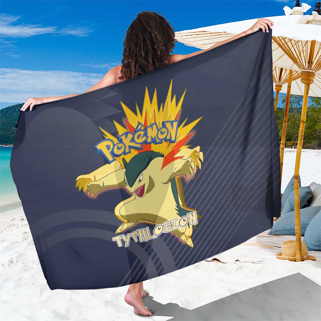 Typhlosion Poké Sarong Fierce Flame Burst Vector Style