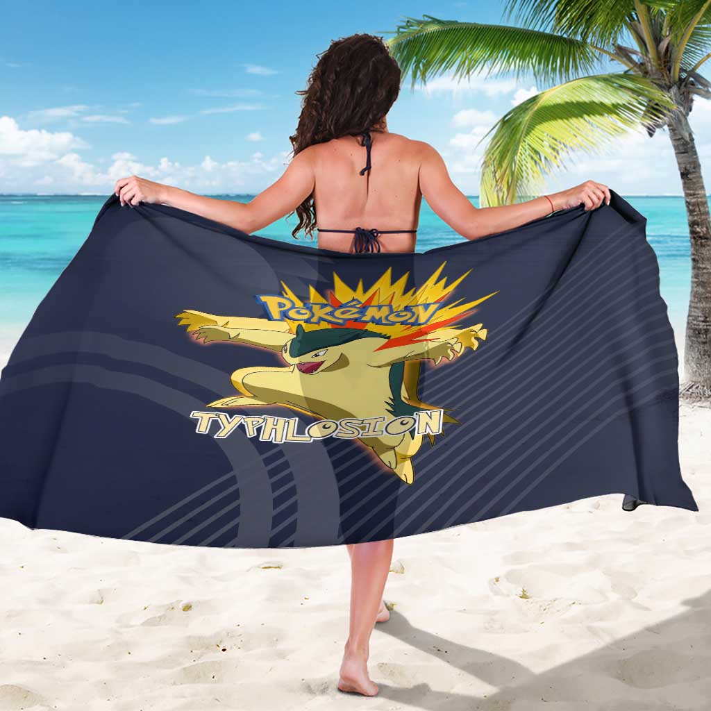 Typhlosion Poké Sarong Fierce Flame Burst Vector Style