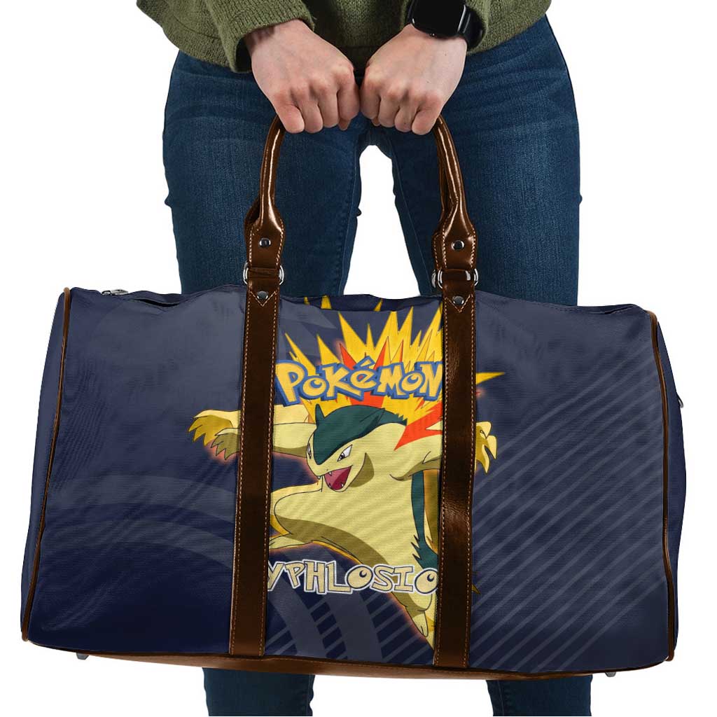 Typhlosion Poké Travel Bag Fierce Flame Burst Vector Style