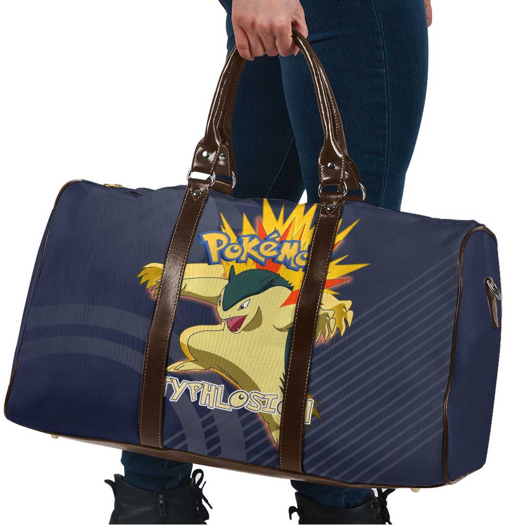 Typhlosion Poké Travel Bag Fierce Flame Burst Vector Style