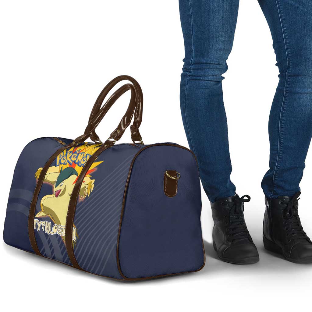 Typhlosion Poké Travel Bag Fierce Flame Burst Vector Style