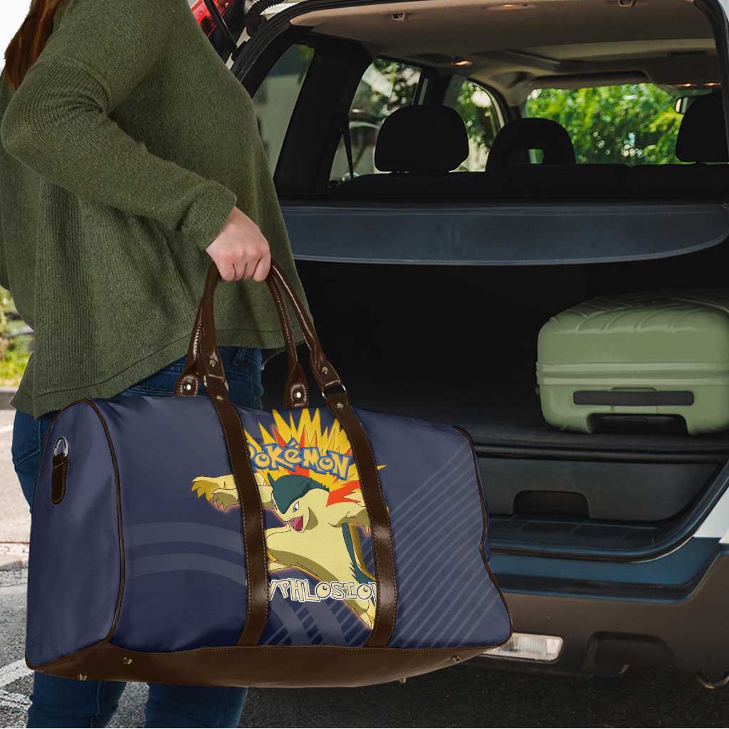Typhlosion Poké Travel Bag Fierce Flame Burst Vector Style