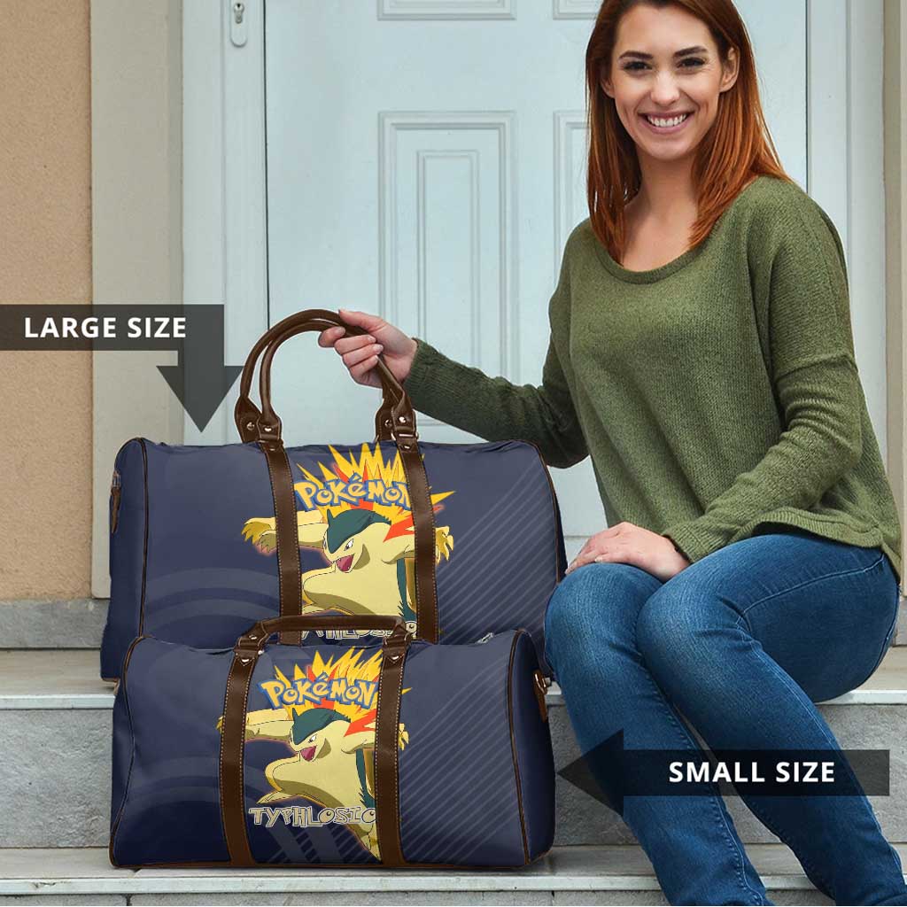 Typhlosion Poké Travel Bag Fierce Flame Burst Vector Style