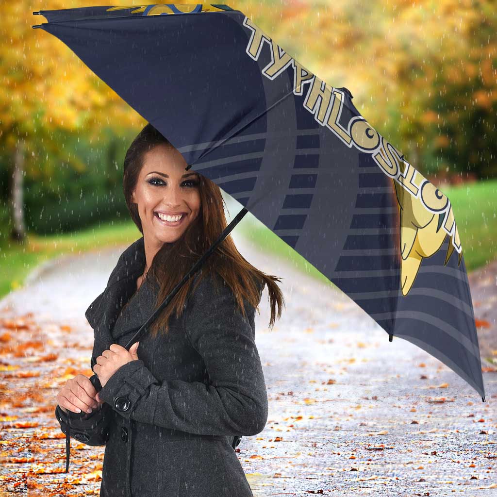 Typhlosion Poké Umbrella Fierce Flame Burst Vector Style