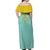 King Uniform Off Shoulder Maxi Dress