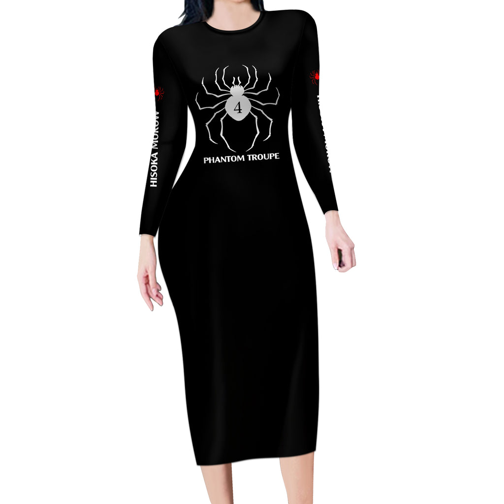 Hisoka Phantom Troupe - Anime Long Sleeve Bodycon Dress