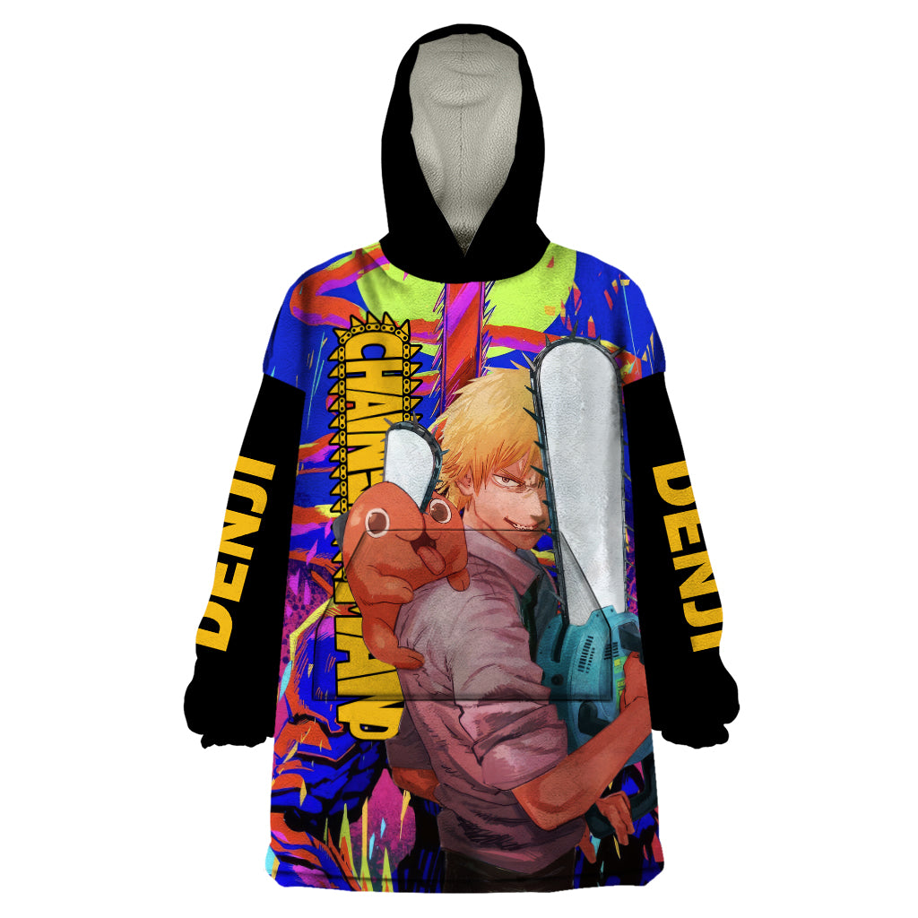 Denji Wearable Blanket Hoodie Chainsaw Man