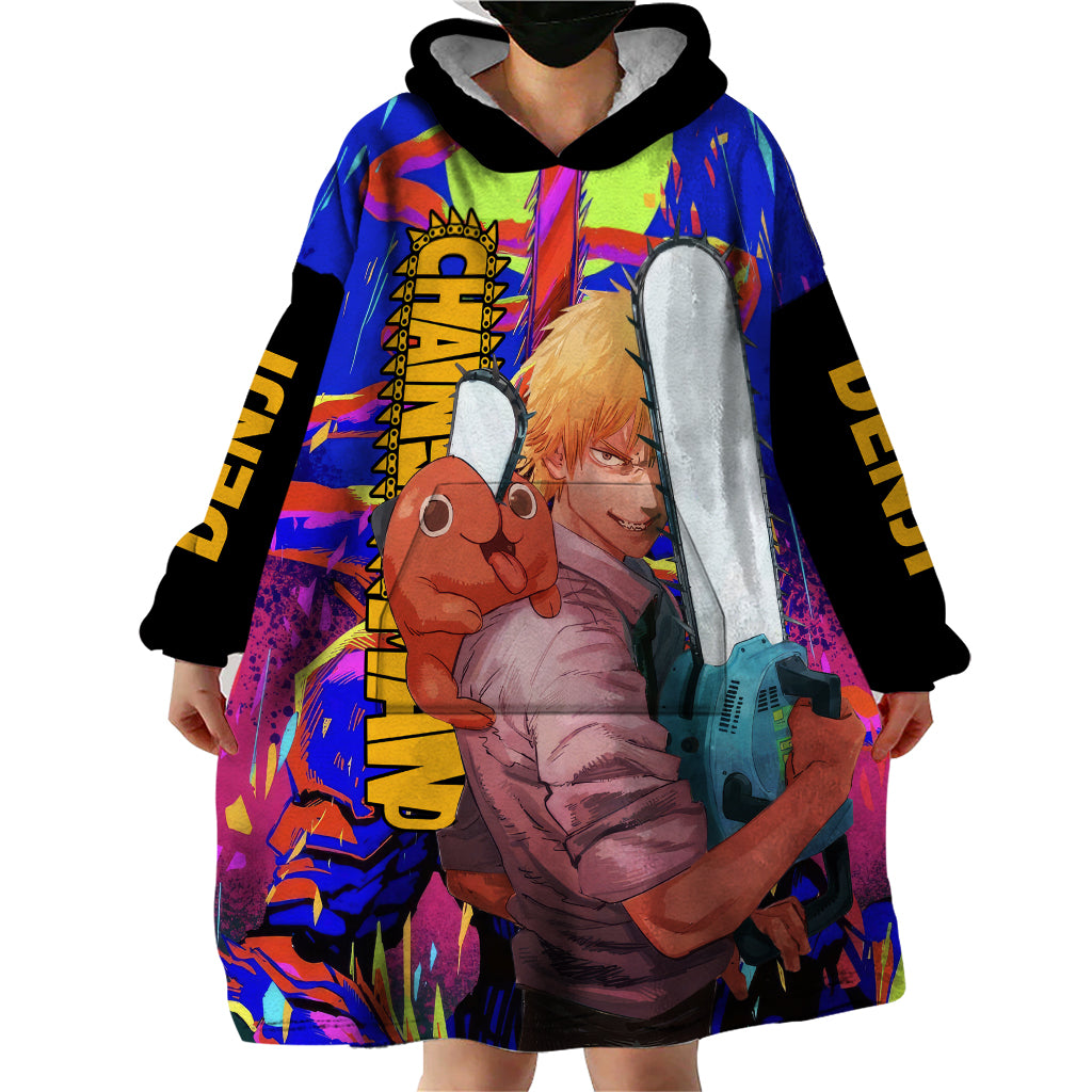 Denji Wearable Blanket Hoodie Chainsaw Man