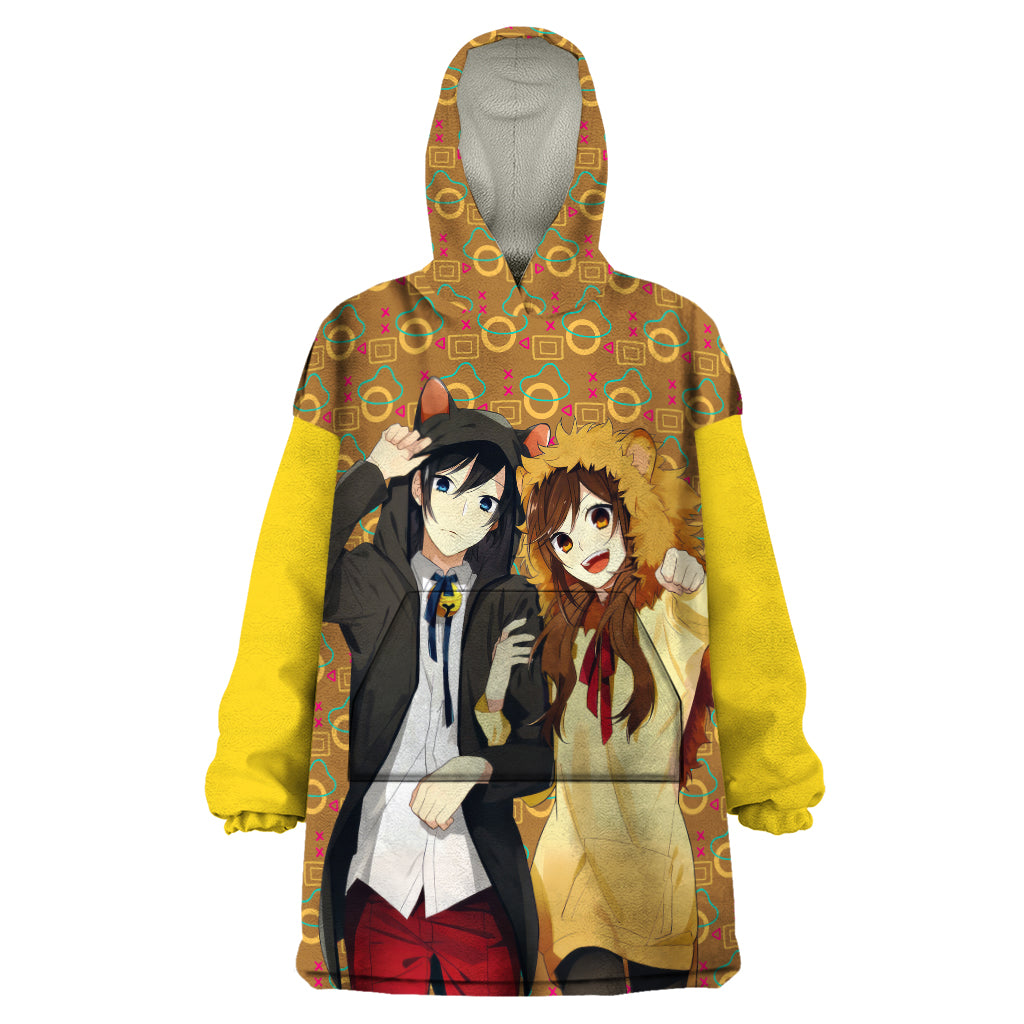 Horimiya Miyamura and Hori Wearable Blanket Hoodie Horimiya