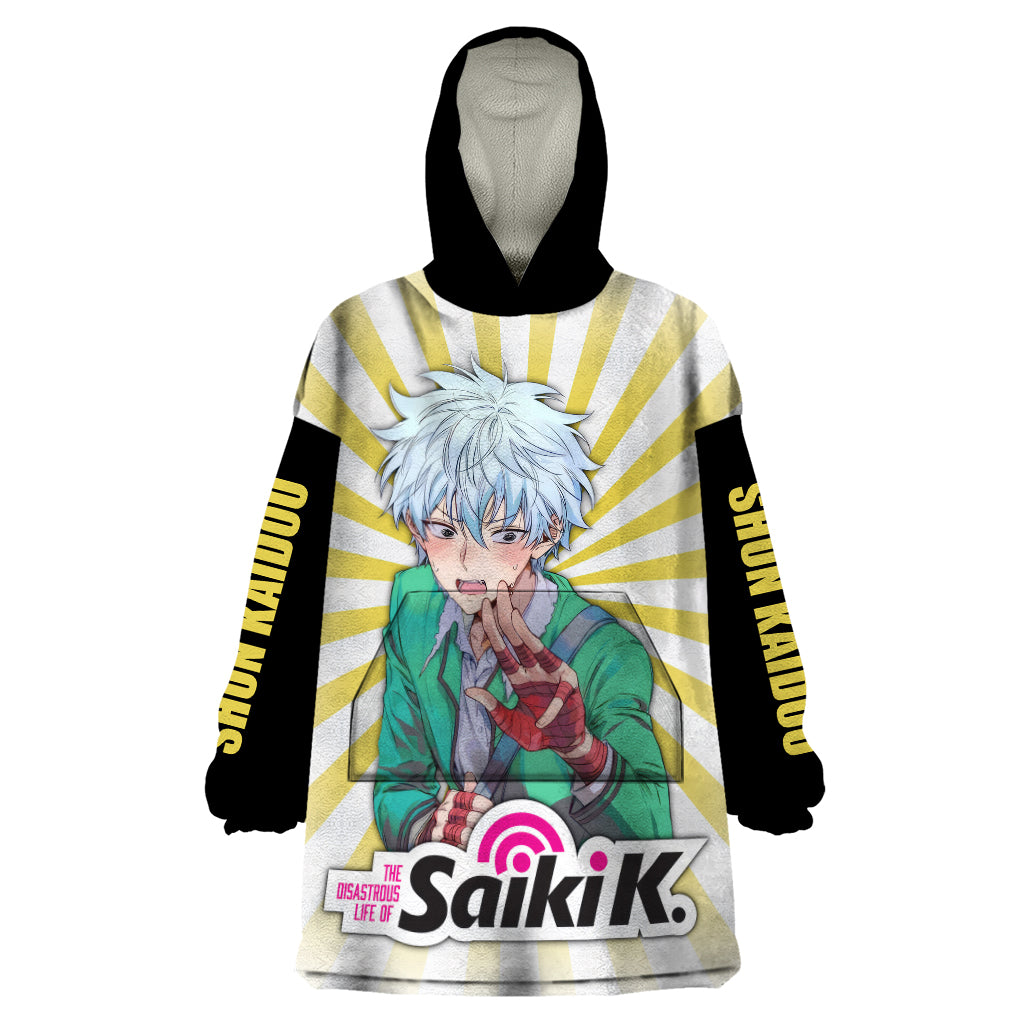 Shun Kaidou Wearable Blanket Hoodie Saiki K