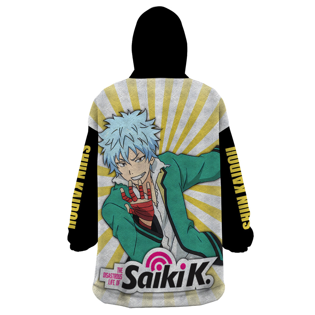 Shun Kaidou Wearable Blanket Hoodie Saiki K