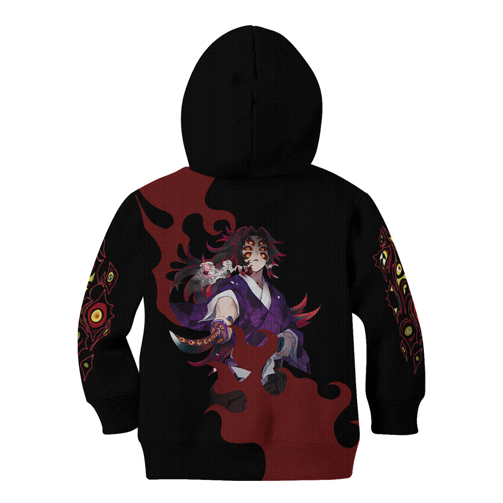 Kokushibou - Demon Slayer Kid Hoodie Anime Style
