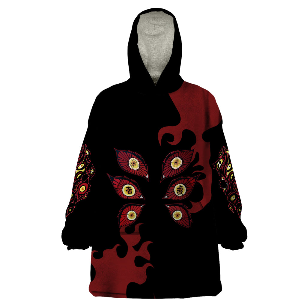 Kokushibou - Demon Slayer Wearable Blanket Hoodie Anime Style